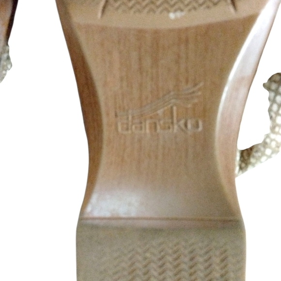 Dansko Sophie Sandal Snake Embossed Double Strap Buckle Mule Sandals Size 11 - Picture 8 of 10